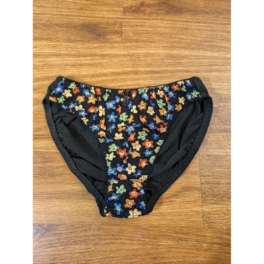 Vintage Undercover Brand Floral Brief Panties Small
